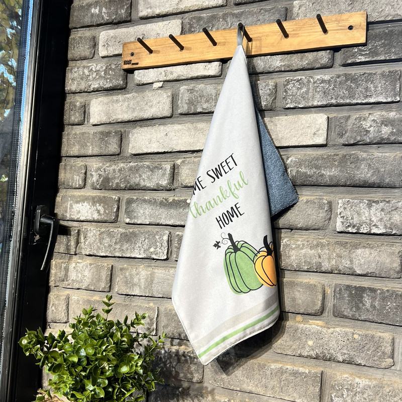 دستمال آشپزخانه مدل دو لایه دکوری بسته دو عددی