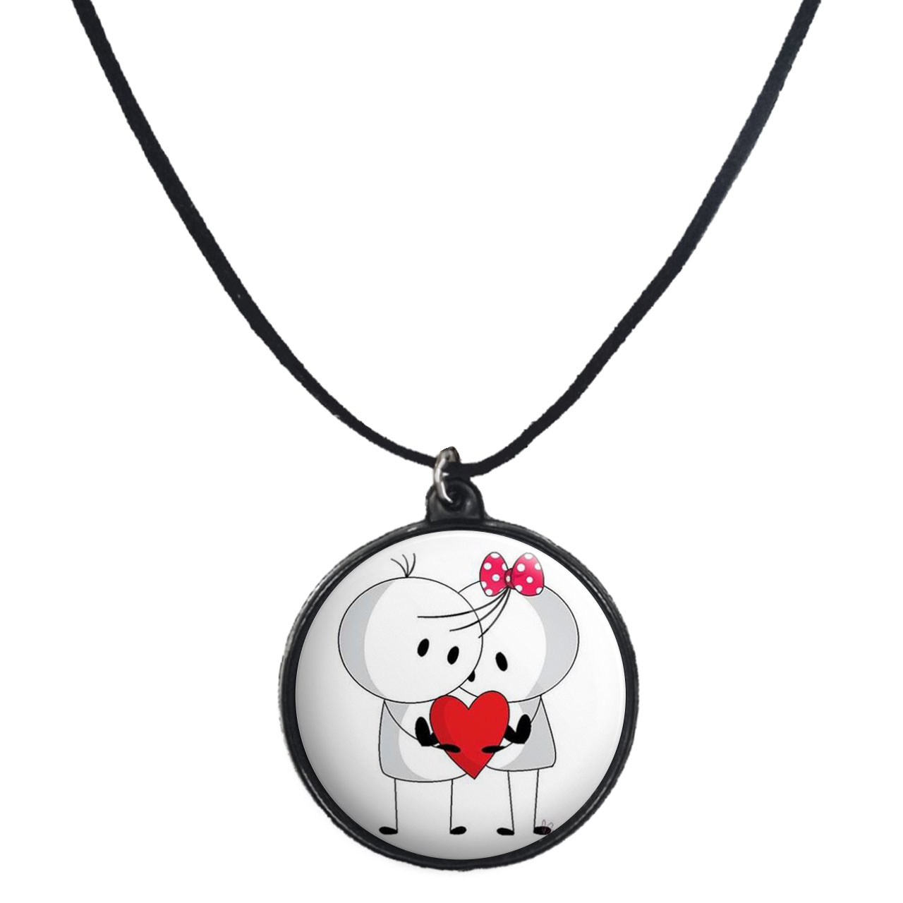 گردنبند پرمانه طرح عاشقانه کد pmb.5550 مدل دو طرفه