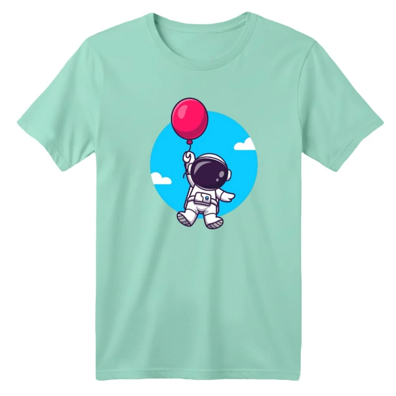 تی شرت آستین کوتاه بچگانه مدل فضانورد کد ۱۱