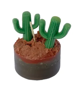 شمع مدل کاکتوس