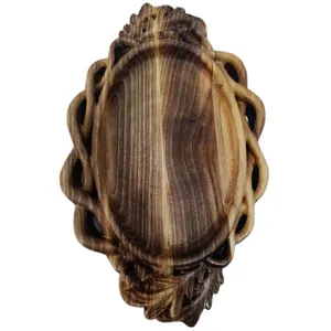 سینی طرح چوبی مدل سلطنتی