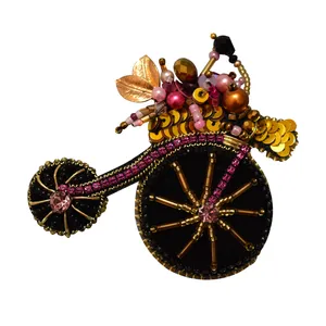 سنجاق سینه زنانه مدل دوچرخه