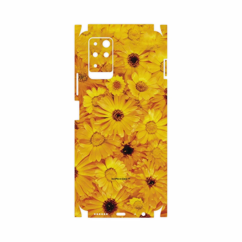 برچسب پوششی ماهوت مدل Yellow-Flower-FullSkin مناسب برای گوشی موبایل اینفینیکس Note 10