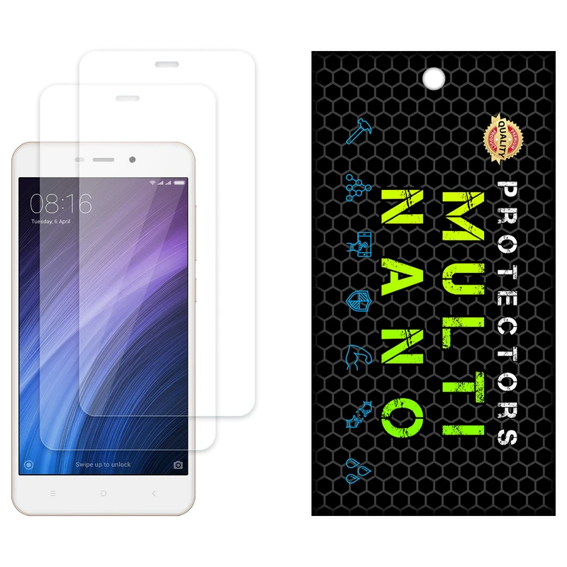 محافظ صفحه نمایش شفاف مولتی نانو مدل X-S2N مناسب برای گوشی موبایل شیائومی Redmi 4A بسته دو عددی