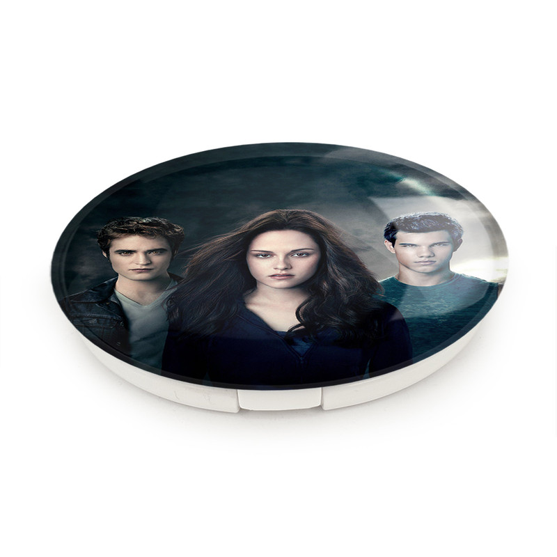 آینه جیبی خندالو طرح گرگ و میش Twilight مدل تاشو کد 10855