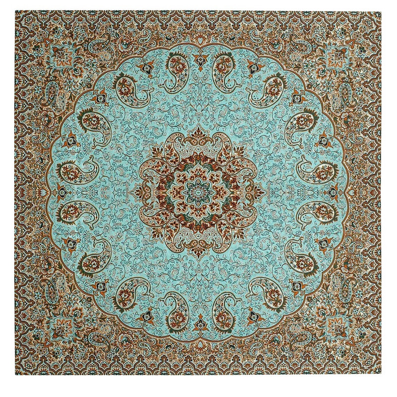 رومیزی ترمه عقیق سنتی یزد مدل نسترن 2