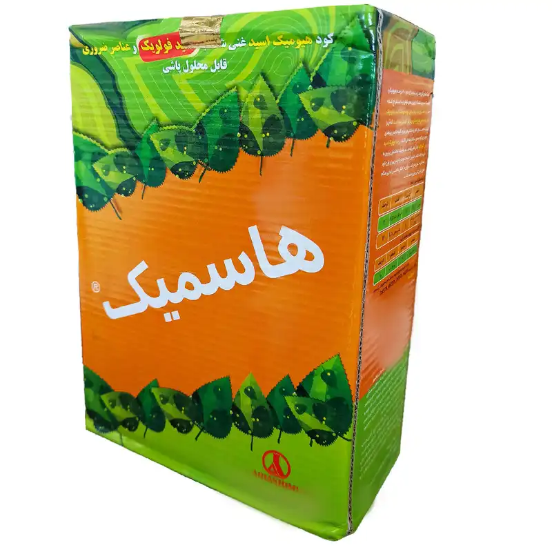 کود اسید هیومیک پودری آریا شیمی مدل هاسمیک وزن 1 کیلوگرم