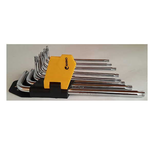 مجموعه 9 عددی آچار آلن ستاره ای رینو مدل DI-RPT-4125 مجموعه 9 عددی آچار آلن ستاره ای رینو مدل DI-RPT-4125