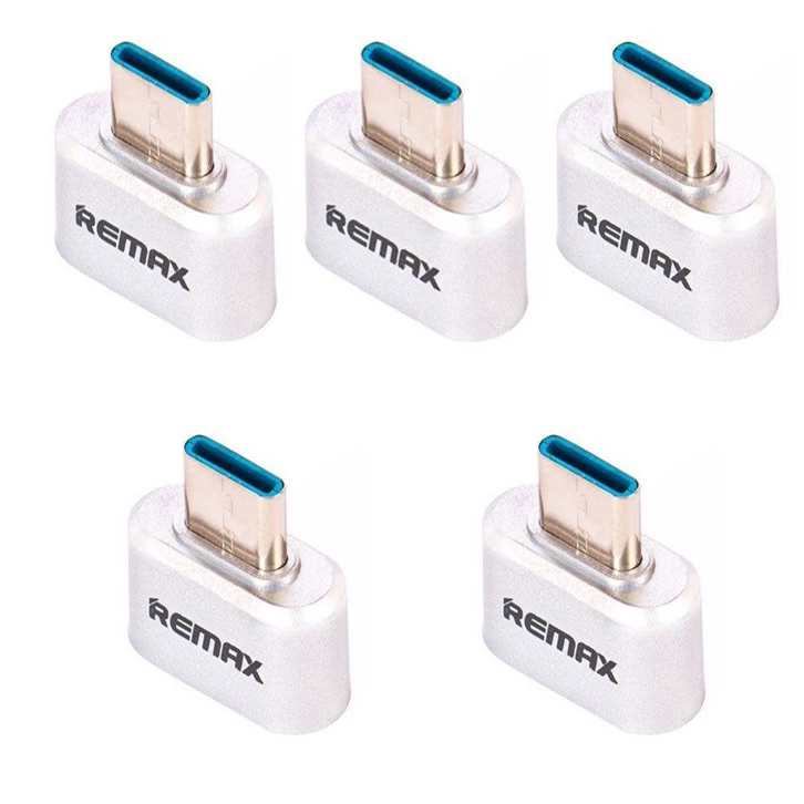 مبدل USB به USB-C ریمکس مدل C3 بسته پنج عددی