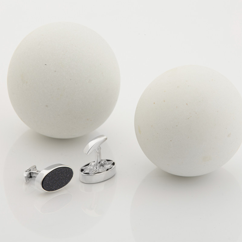 دکمه سردست نقره مردانه دلی جم مدل دلربا بیضی کد 01 دکمه سردست نقره مردانه دلی جم مدل دلربا بیضی کد 01