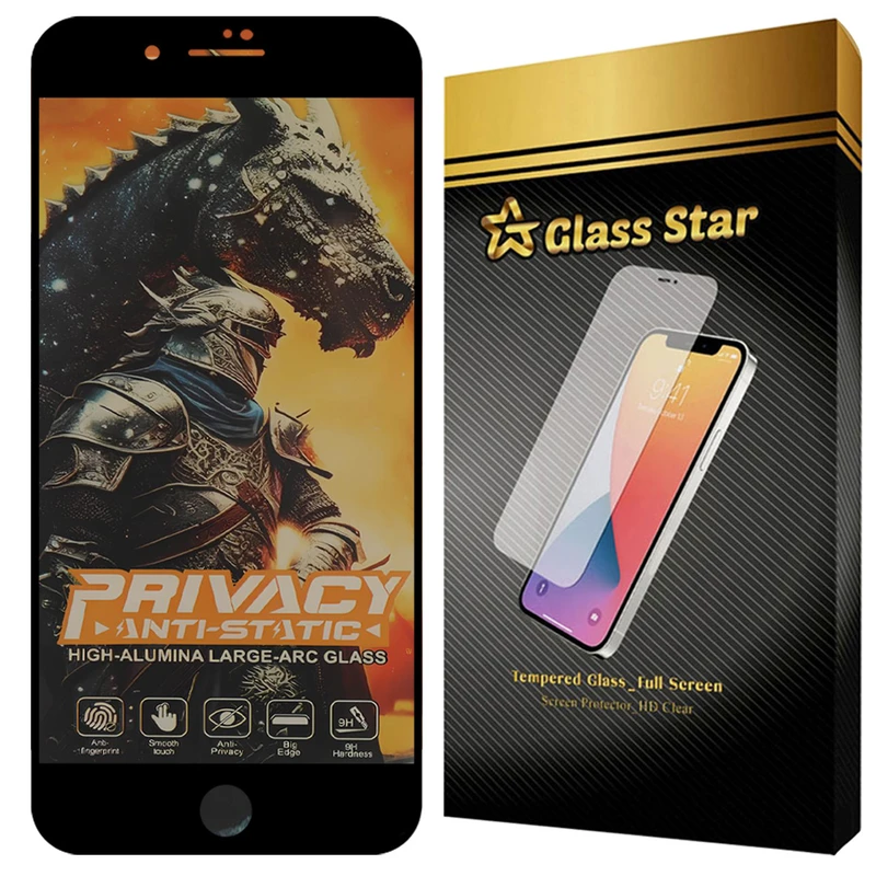 محافظ صفحه نمایش گلس استار مدل GAP20 مناسب برای گوشی موبایل اپل iPhone 7 Plus / iPhone 8 Plus 