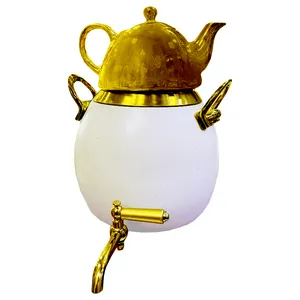 ست کتری و قوری تیتیل مدل گرانیتی شیردار
