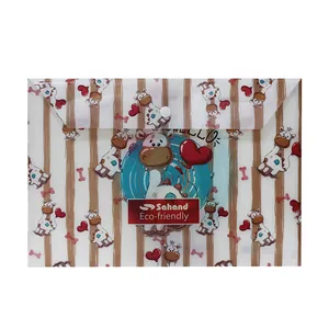 پوشه دکمه دار سهند طرح زرافه کد 0371P213