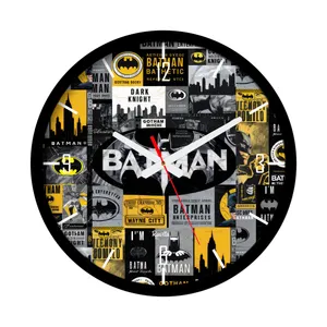 ساعت دیواری کوارتز راویتا مدل بتمن کد 3582