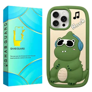 Ghab Guard ROCKSILC Cover For Apple iPhone 15 Pro Max 