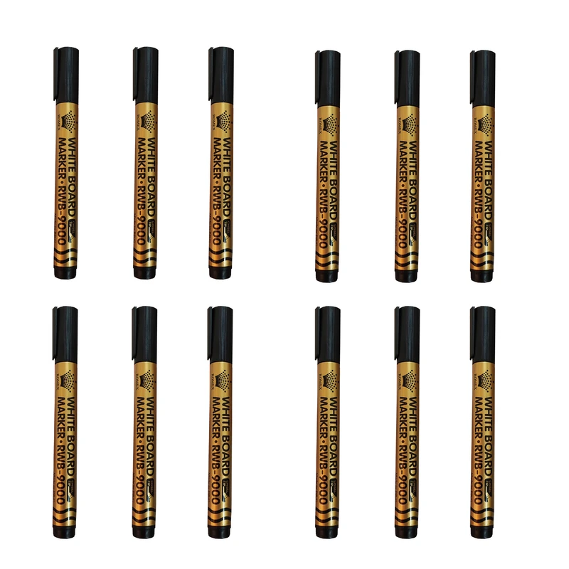 ماژیک وایت برد رومکس کد 9000 بسته 12 عددی 