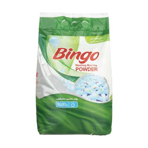 پودر لباسشویی بوژنه مدل Bingo وزن 3 کیلوگرم