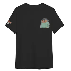 تی شرت آستین کوتاه بچگانه مدل خرس های کله فندقی گریزلی کد 0104 رنگ مشکی