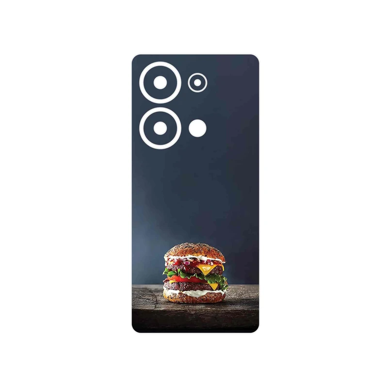 برچسب پوششی ماهوت مدل Hamburger مناسب برای گوشی موبایل شیائومی Redmi Note 13 Pro 4G
