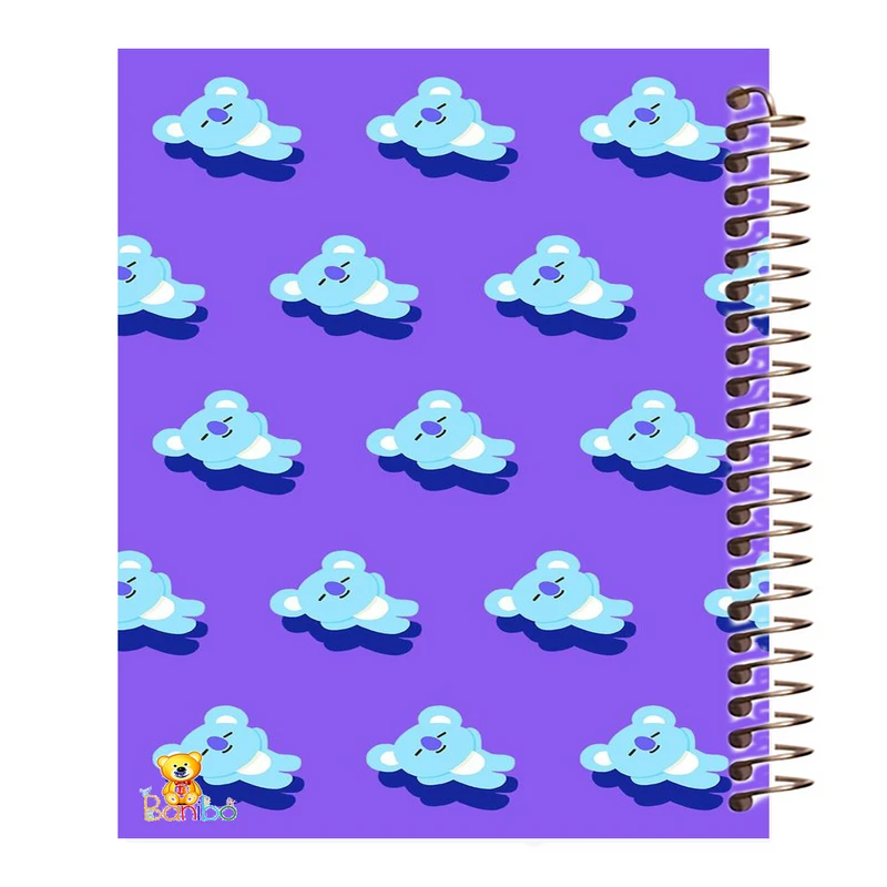 دفتر مشق 100 برگ بانیبو طرح  کوالا کد 651