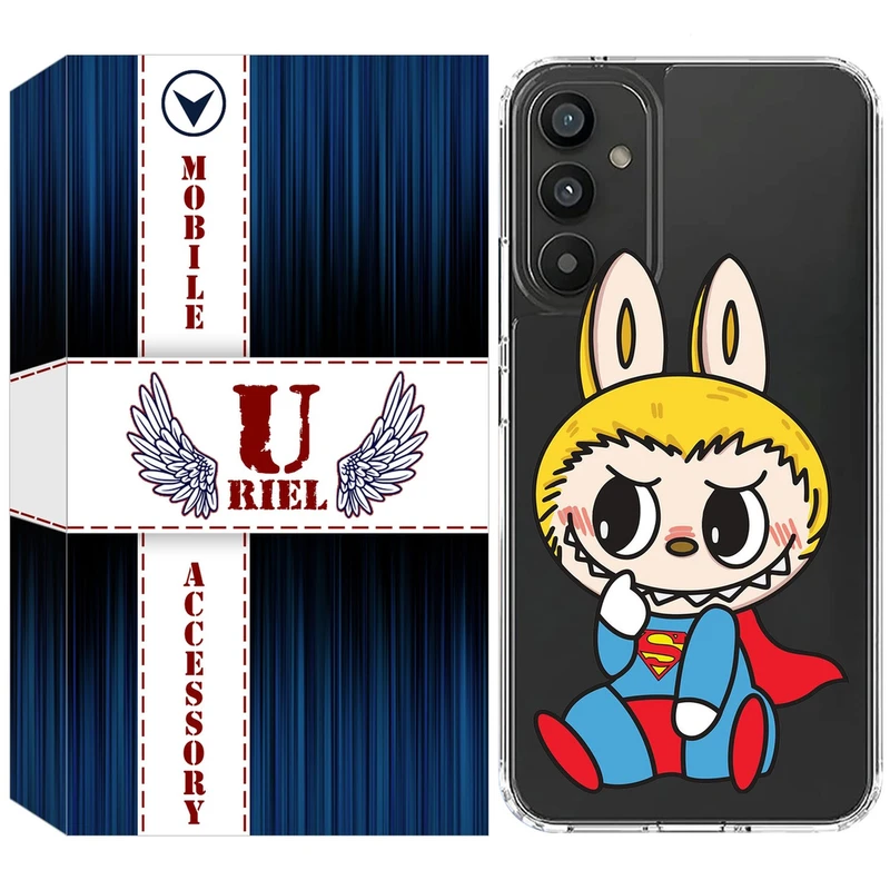 کاور یوریل مدل Clear کد 147 طرح لبوبو Labubu مناسب برای گوشی موبایل سامسونگ Galaxy A16