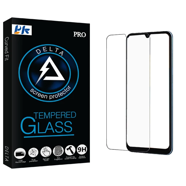 محافظ صفحه نمایش شیشه ای پی کی مدل Delta Glass مناسب برای گوشی موبایل سامسونگ Galaxy A20s