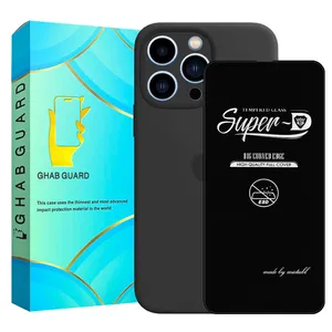 Ghab Guard SILICONSUPERD Cover With Screen Protector For Apple iPhone 13 Pro  