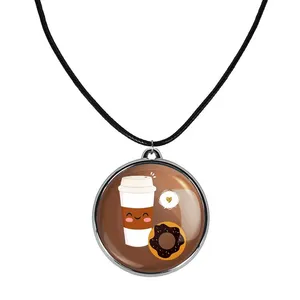گردنبند خندالو مدل کافی شاپ قهوه کد 2754127542