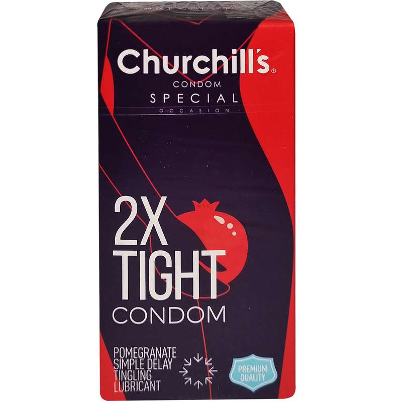 کاندوم چرچیلز مدل 2x Tight بسته 12 عددی کاندوم چرچیلز مدل 2x Tight بسته 12 عددی