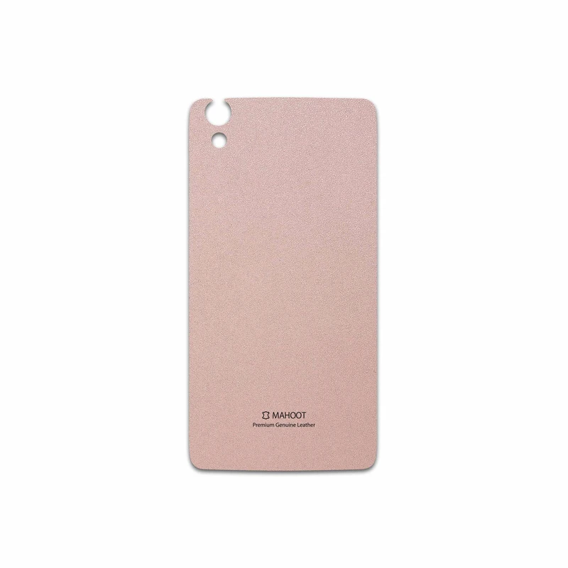 برچسب پوششی ماهوت مدل Rose Gold Leather مناسب برای گوشی موبایل بلک بری DTEK 50