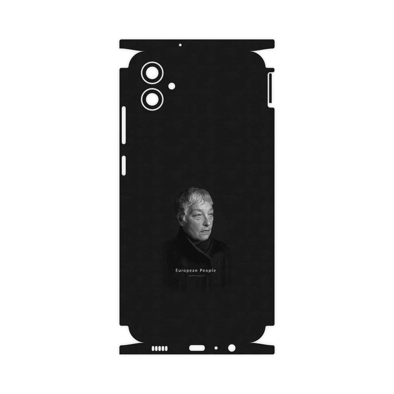 برچسب پوششی ماهوت مدل Portrait of a European Woman-FullSkin مناسب برای گوشی موبایل سامسونگ Galaxy M04