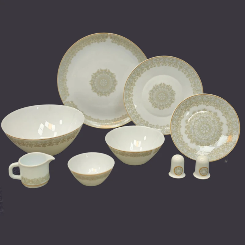 سرویس غذاخوری اوپال 35 پارچه 6 نفره پارس اپال مدل P235