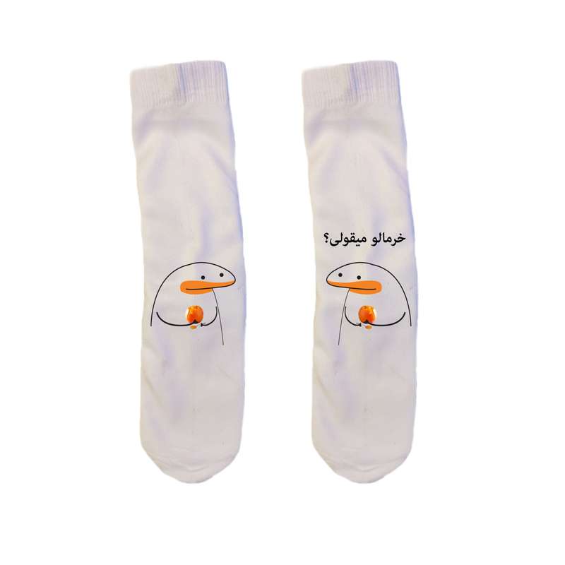جوراب مردانه مدل میقولی کد 2414