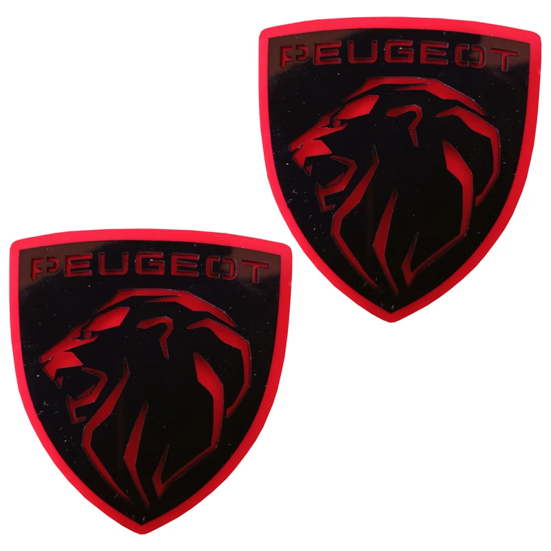 آرم صندوق عقب خودرو مدل PGT 75-RD مناسب برای پژو پارس بسته 2 عددی