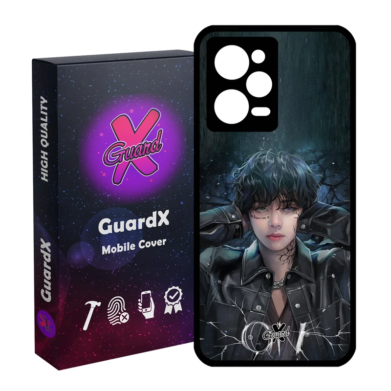 کاور گارد ایکس طرح Girl مدل Glass10374 مناسب برای گوشی موبایل شیائومی Redmi Note 12 Pro 5G/Poco X5 Pro 5G/Note 12 Pro Pro speed