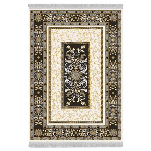 فرش پارچه‌ای دفه مدل فرشینه هازان مخمل کد 198