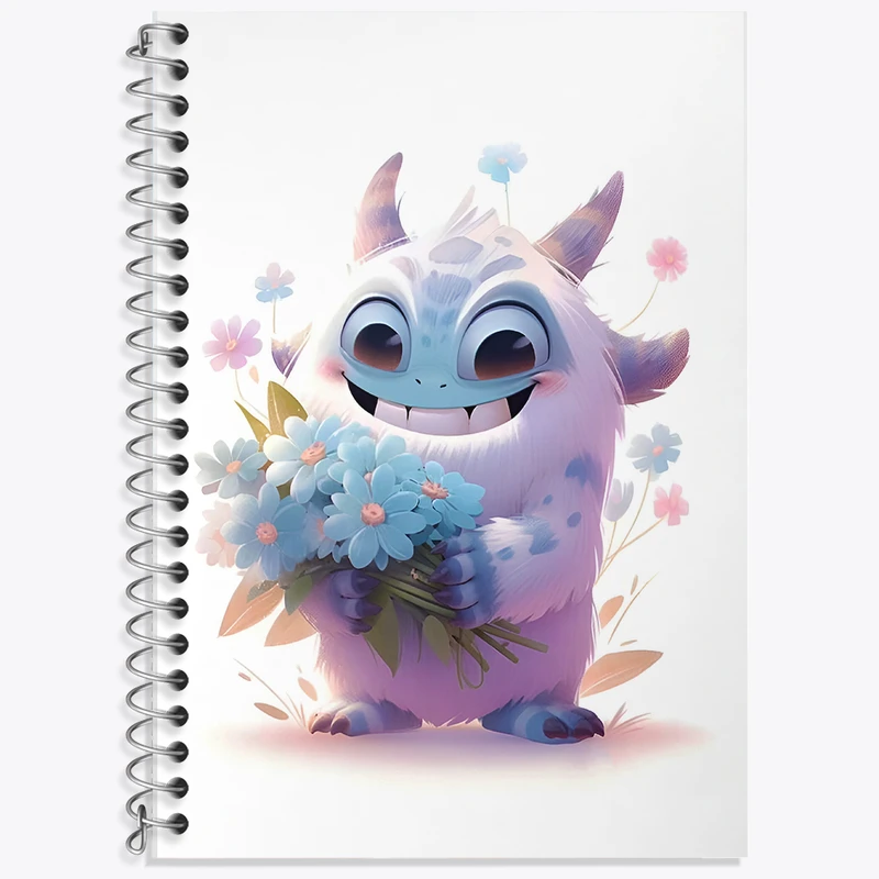 دفتر نت موسیقی 50 برگ خندالو طرح هیولای بامزه کد F5703