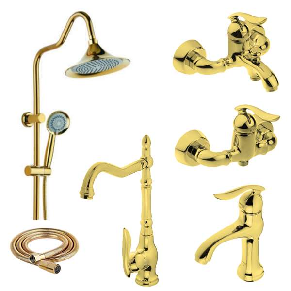 ست شیرآلات فراست پویا مدل لیسکا مجموعه 6 عددی