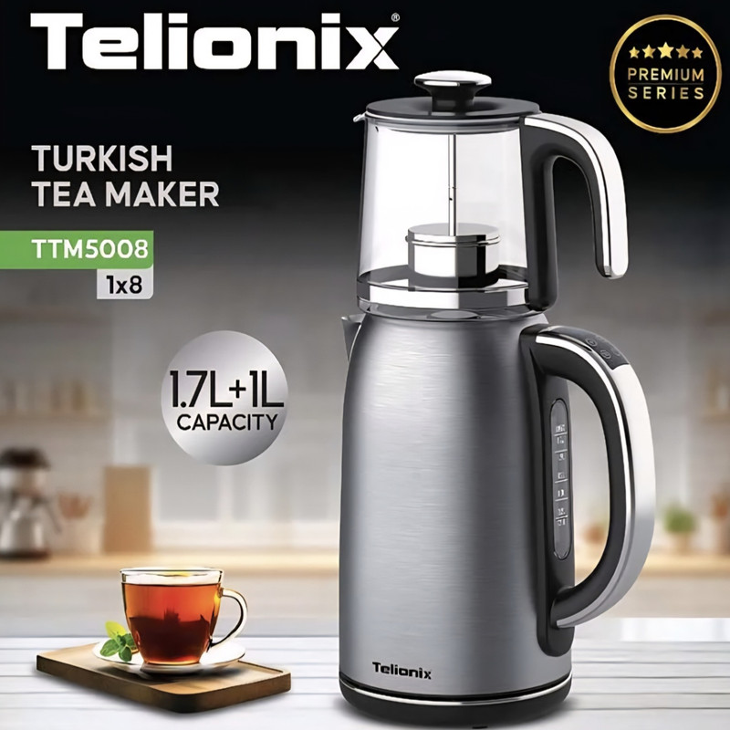 چای ساز روی هم تلیونیکس مدل TTM5008