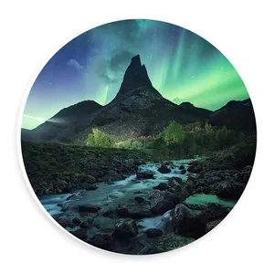  دیوارکوب طرح شفق قطبی و رودخانه مدل wtb568