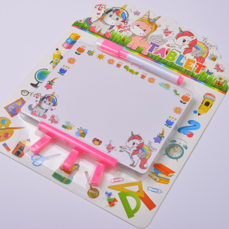 تخته وایت برد مدل یونیکورن به همراه ماژیک