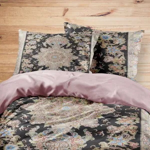 سرویس روتختی مدوپد طرح فرش تبریز مدل C-Tabriz41 یک نفره 4 تکه