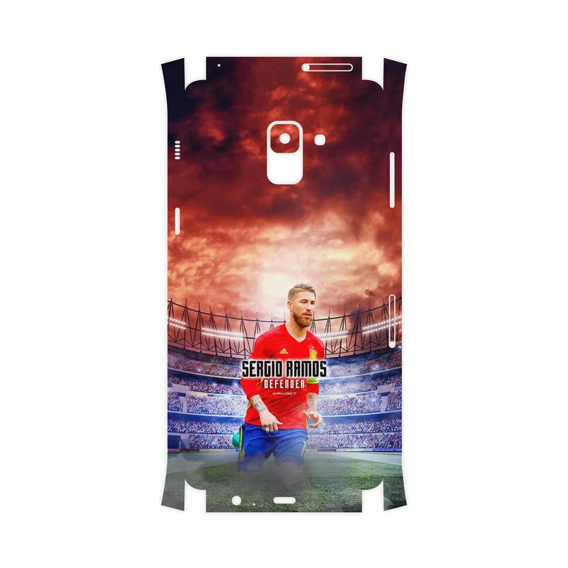 برچسب پوششی ماهوت مدل Sergio Ramos-FullSkin مناسب برای گوشی موبایل سامسونگ Galaxy A8 Plus 2018