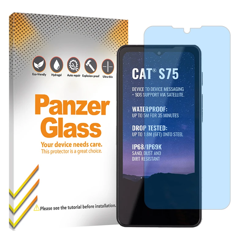 محافظ صفحه نمایش مات آنتی بلو پنزر گلس مدل Resistant مناسب برای گوشی موبایل کاترپیلار S75