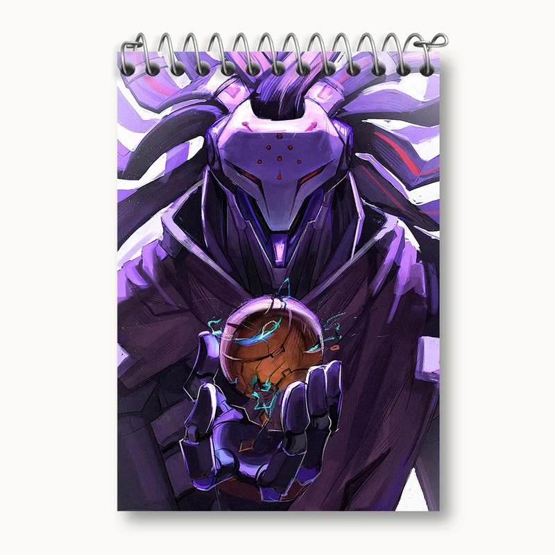 دفتر یادداشت 50 برگ خندالو مدل بازی اورواچ (Overwatch) کد 31616