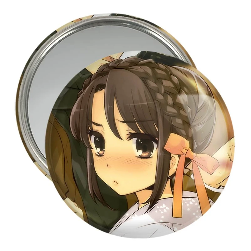 آینه جیبی خندالو مدل هاروهی انیمه The Disappearance of Haruhi Suzumiya  کد 23130