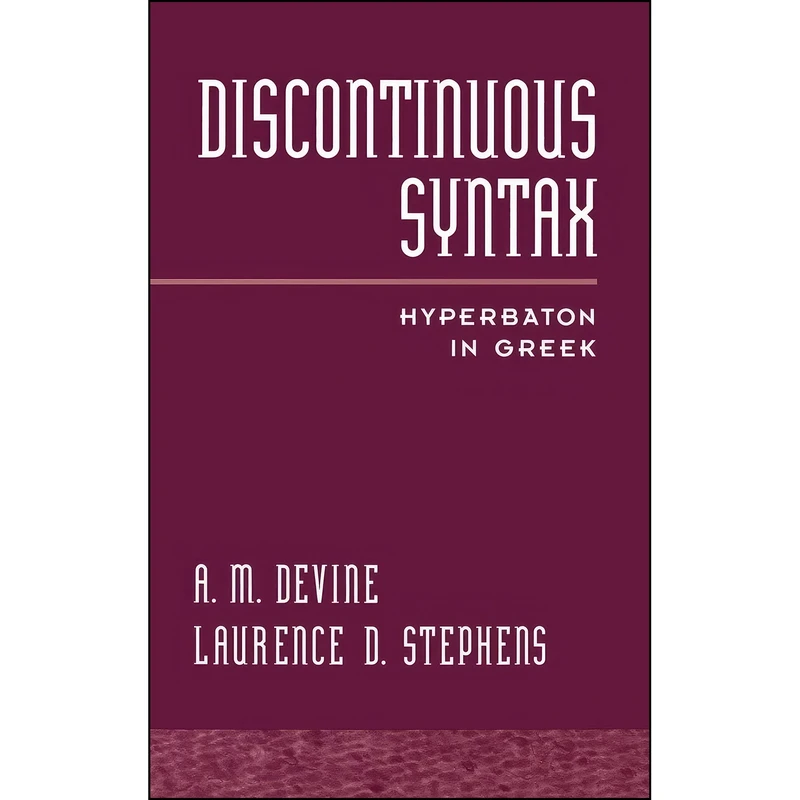 کتاب Discontinuous Syntax اثر جمعي از نويسندگان انتشارات Oxford University Press