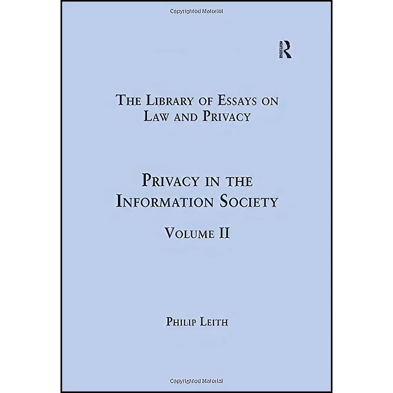 کتاب Privacy in the Information Society اثر Patricia G. Lange انتشارات Routledge