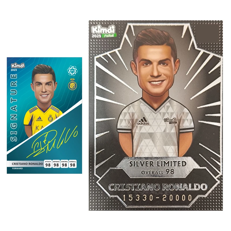اسباب بازی زینتی کیمدی مدل رونالدو لیمیتد کد 2025 به همراه گیفت کارت