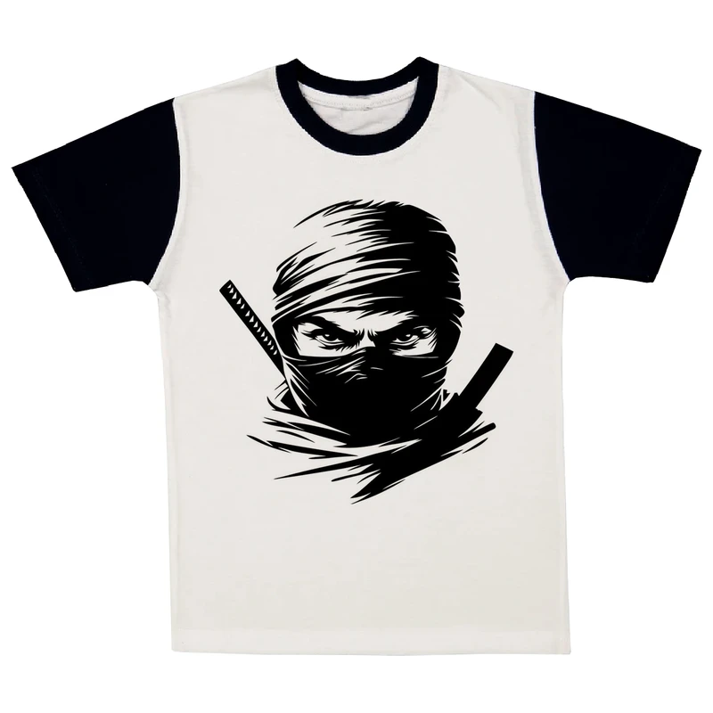 تی شرت آستین کوتاه پسرانه مدل نینجا کد A128